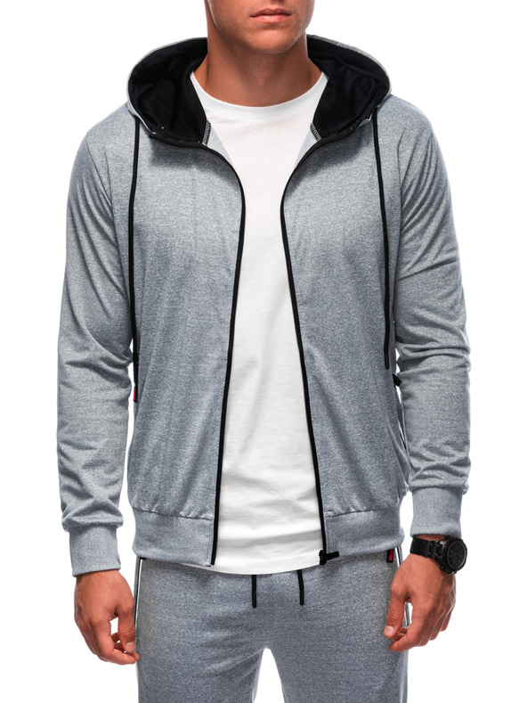 Edoti Pánska mikina a tepláky sivá Edoti