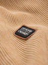 Ombre Clothing Pánsky pletený sveter RELAXED FIT so vzorom beige Ombre Oblečenie