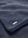 Ombre Clothing Pánsky pletený sveter RELAXED FIT so vzorom modrý Oblečenie Ombre