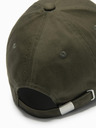 Ombre Clothing Pánska šiltovka s kšiltom s ozdobnou výšivkou khaki Oblečenie Ombre