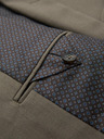 Ombre Clothing Elegantné pánske sako z vlnenej zmesi Khaki Ombre Oblečenie