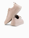 Ombre Clothing Unisex pánske eko nubukové ležérne topánky béžové Ombre Oblečenie
