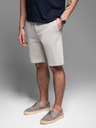 Ombre Clothing Pánske bavlnené teplákové šortky BASIC šedé Oblečenie Ombre