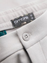 Ombre Clothing Pánske bavlnené teplákové šortky BASIC šedé Oblečenie Ombre