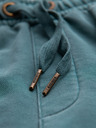 Ombre Clothing Pánske bavlnené teplákové šortky BASIC modré Ombre Oblečenie