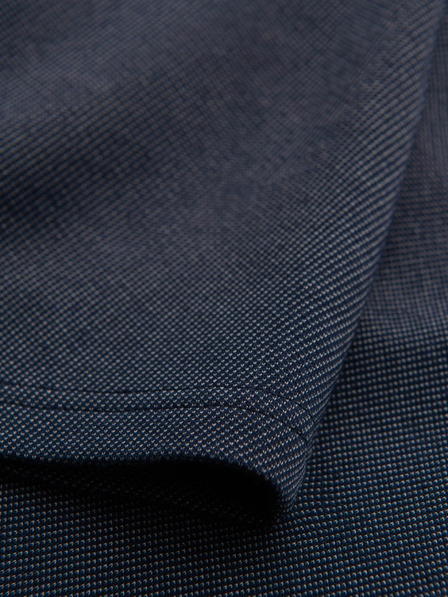 Ombre Clothing Pánske bavlnené teplákové šortky BASIC modré Ombre Oblečenie
