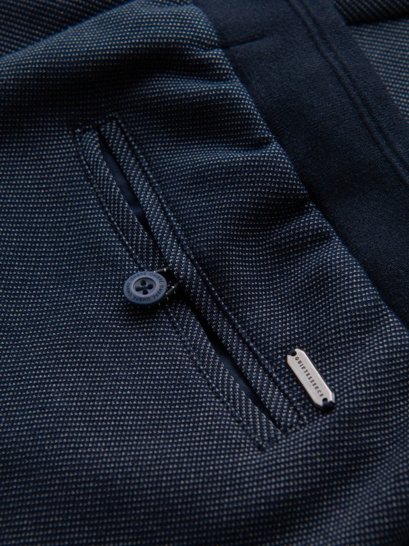 Ombre Clothing Pánske bavlnené teplákové šortky BASIC modré Ombre Oblečenie