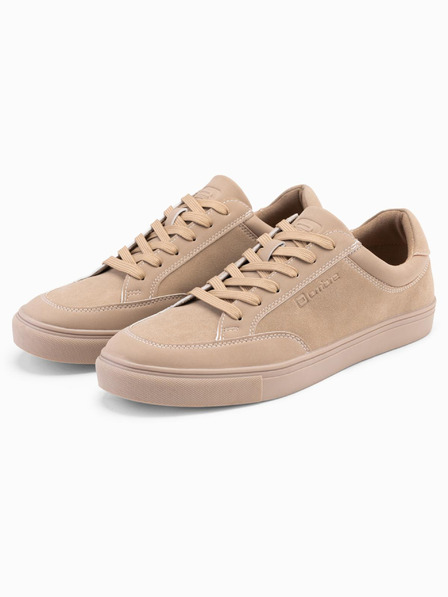 Ombre Clothing Pánske jednofarebné topánky v streetwearovom štýle béžová Ombre Clothing
