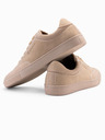 Ombre Clothing Pánske jednofarebné topánky v streetwearovom štýle béžová Ombre Clothing