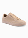 Ombre Clothing Pánske jednofarebné topánky v streetwearovom štýle béžová Ombre Clothing