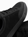 Ombre Clothing Pánske jednofarebné topánky v streetwearovom štýle čierne Ombre Clothing