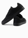 Ombre Clothing Pánske jednofarebné topánky v streetwearovom štýle čierne Ombre Clothing
