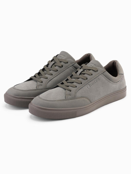 Ombre Clothing Jednofarebné pánske topánky v streetwearovom štýle zelené Ombre Oblečenie