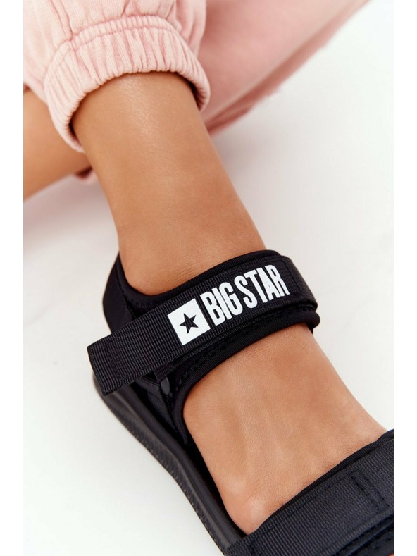 BIG STAR SHOES Dámske športové sandále Big Star - čierne