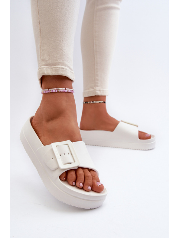 BIG STAR SHOES Dámske penové papuče na platforme s prackou Big Star