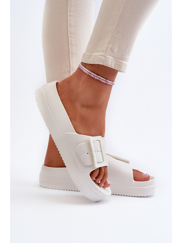 BIG STAR SHOES Dámske penové papuče na platforme s prackou Big Star