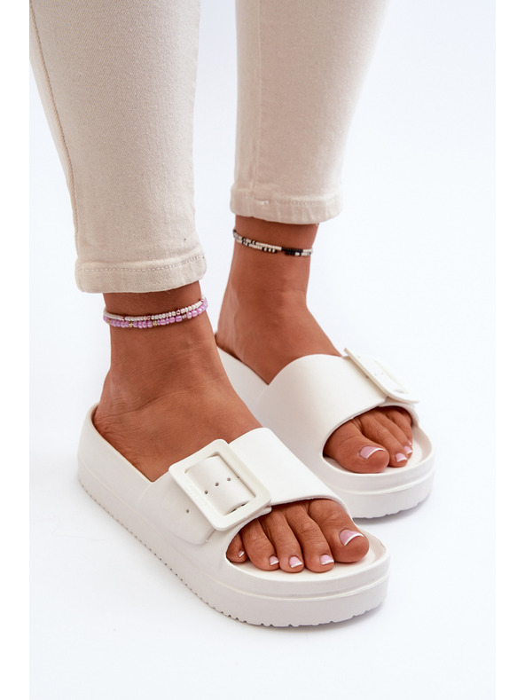 BIG STAR SHOES Dámske penové papuče na platforme s prackou Big Star