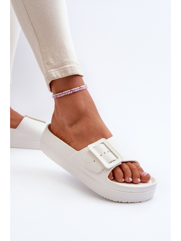 BIG STAR SHOES Dámske penové papuče na platforme s prackou Big Star