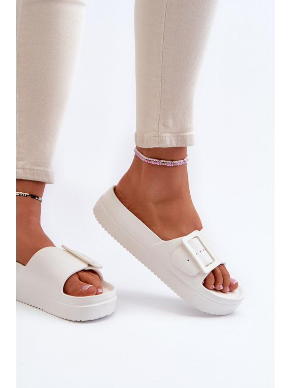 BIG STAR SHOES Dámske penové papuče na platforme s prackou Big Star