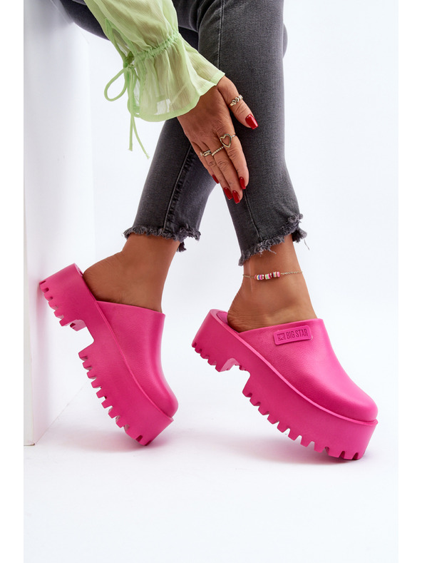 BIG STAR SHOES Dámske šľapky na masívnej podrážke Big Star