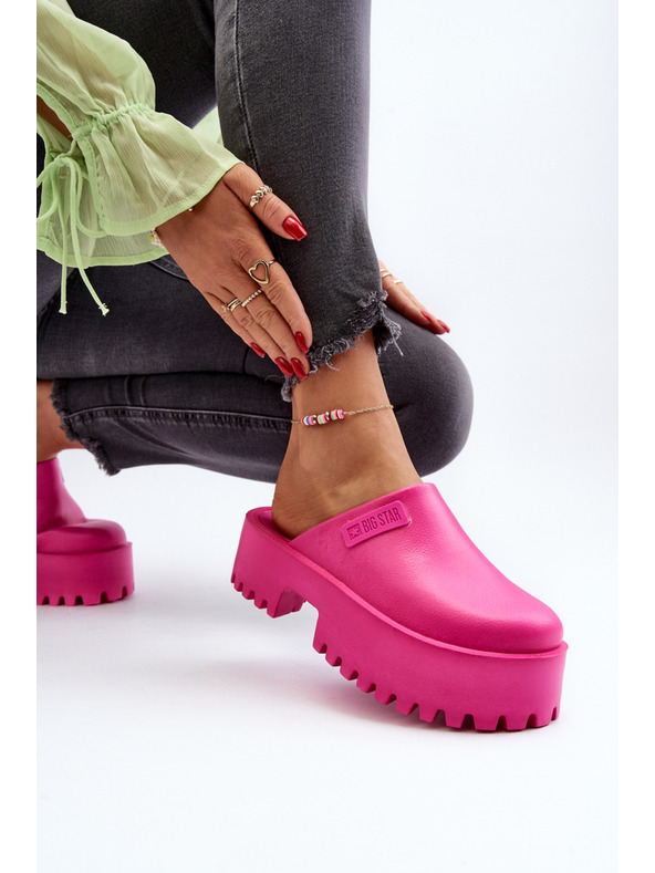 BIG STAR SHOES Dámske šľapky na masívnej podrážke Big Star