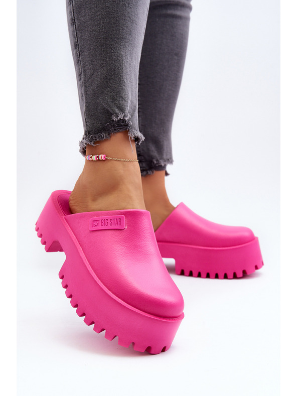 BIG STAR SHOES Dámske šľapky na masívnej podrážke Big Star