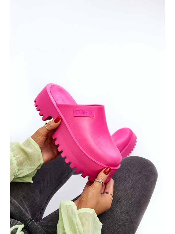 BIG STAR SHOES Dámske šľapky na masívnej podrážke Big Star