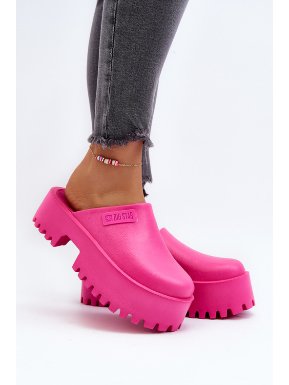 BIG STAR SHOES Dámske šľapky na masívnej podrážke Big Star