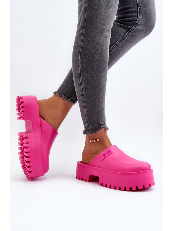 BIG STAR SHOES Dámske šľapky na masívnej podrážke Big Star