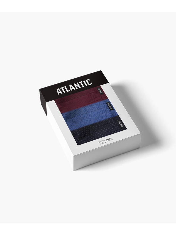 Atlantic Pánske boxerky ATLANTIC 3Pack - viacfarebné