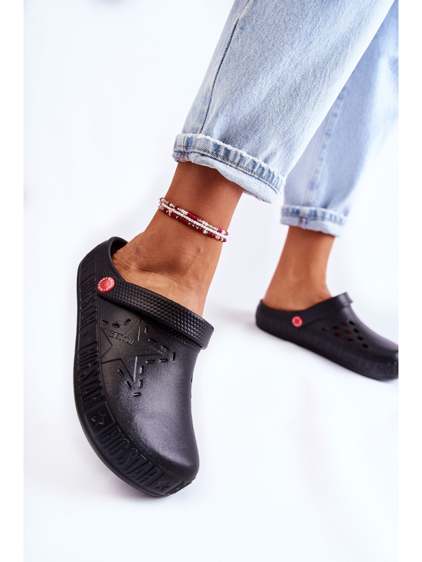 BIG STAR SHOES Dámske svetlé papuče Kroks Big Star