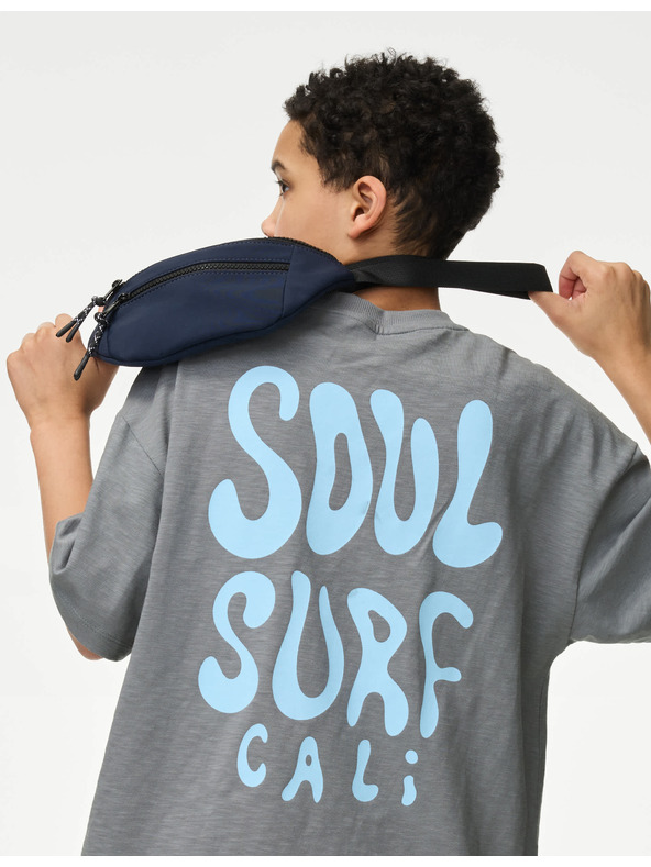 Marks & Spencer Tričko z čistej bavlny s grafickým vzorom Marks & Spencer