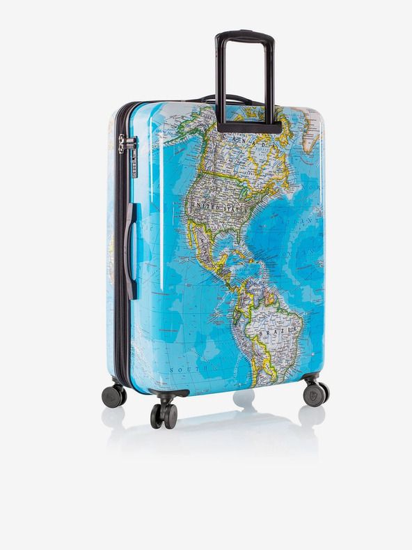 Heys Modrý vzorkovaný cestovný kufor Heys Journey 3G L