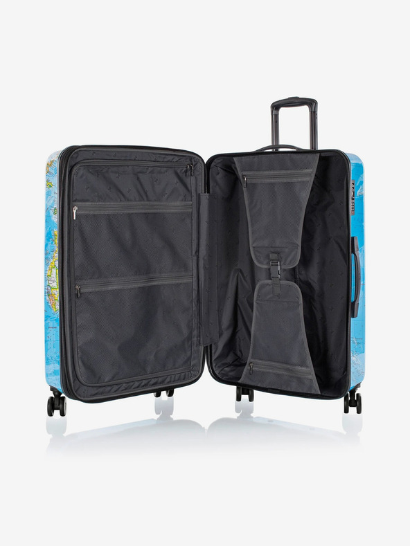 Heys Modrý vzorkovaný cestovný kufor Heys Journey 3G L