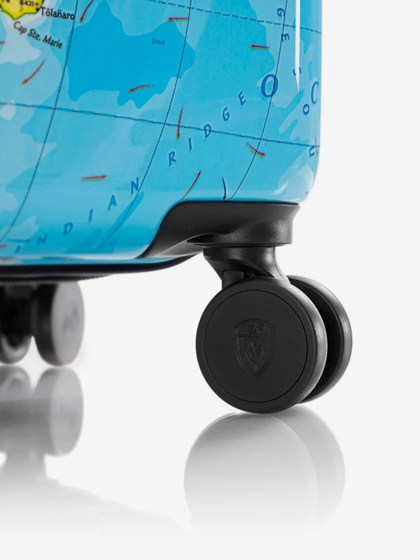 Heys Modrý vzorkovaný cestovný kufor Heys Journey 3G L