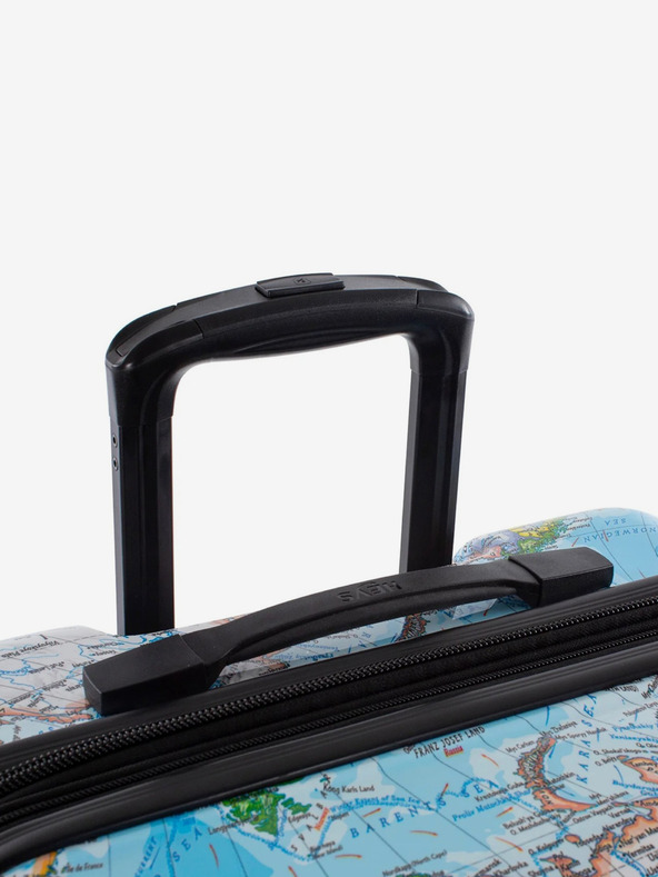 Heys Modrý vzorkovaný cestovný kufor Heys Journey 3G L