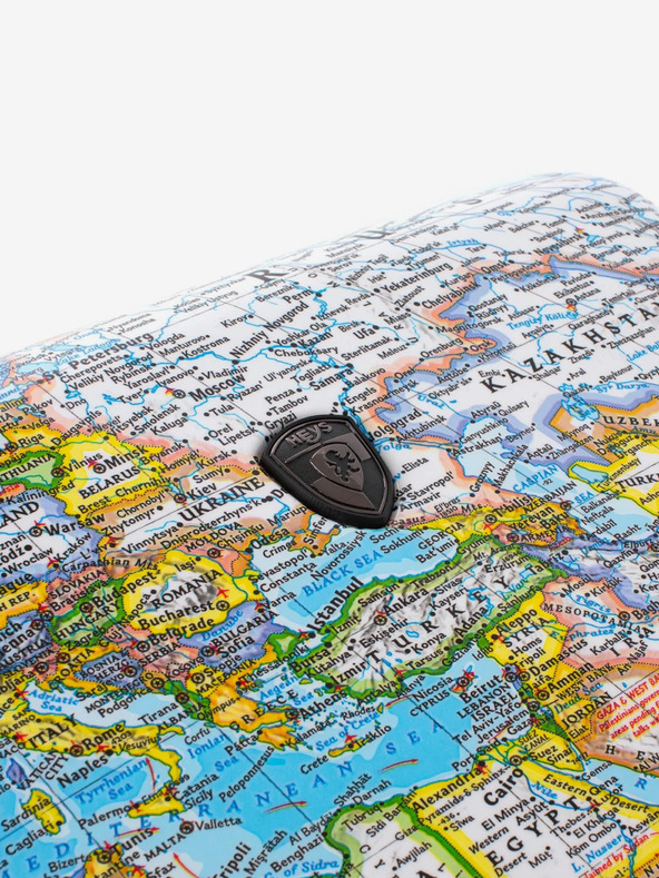 Heys Modrý vzorkovaný cestovný kufor Heys Journey 3G L