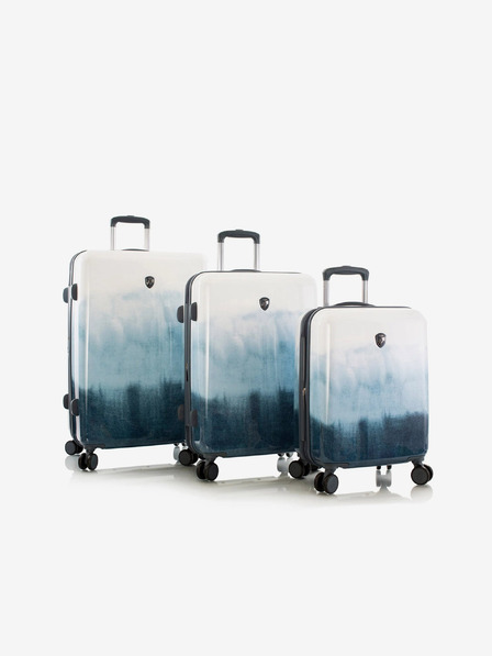 Heys Sada troch modrých cestovných kufrов Heys Tie-Dye Blue S,M,L