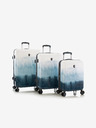 Heys Sada troch modrých cestovných kufrов Heys Tie-Dye Blue S,M,L
