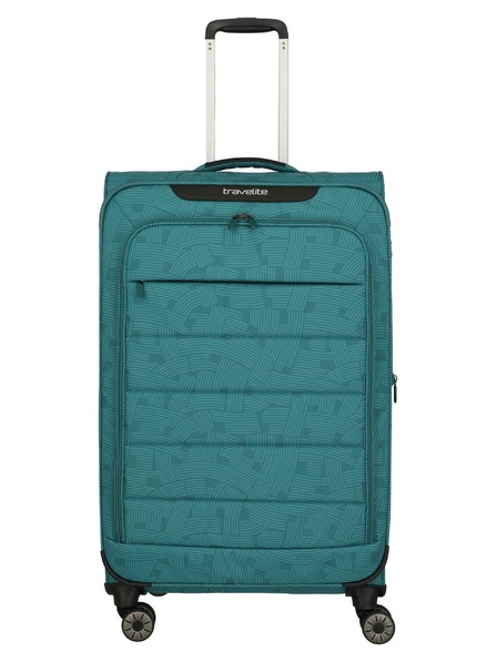 Travelite Cestovný kufor Travelite Skaii 4w L Print Petrol