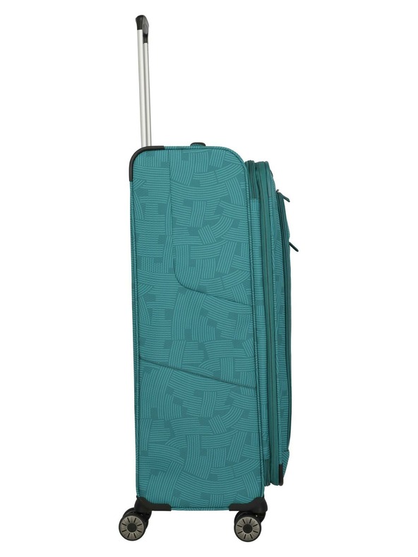 Travelite Cestovný kufor Travelite Skaii 4w L Print Petrol