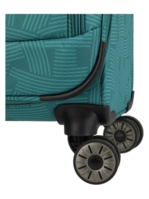 Travelite Cestovný kufor Travelite Skaii 4w L Print Petrol