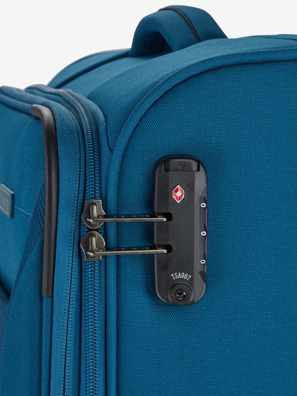 Travelite Petrolejový cestovný kufor Travelite Chios M Petrol