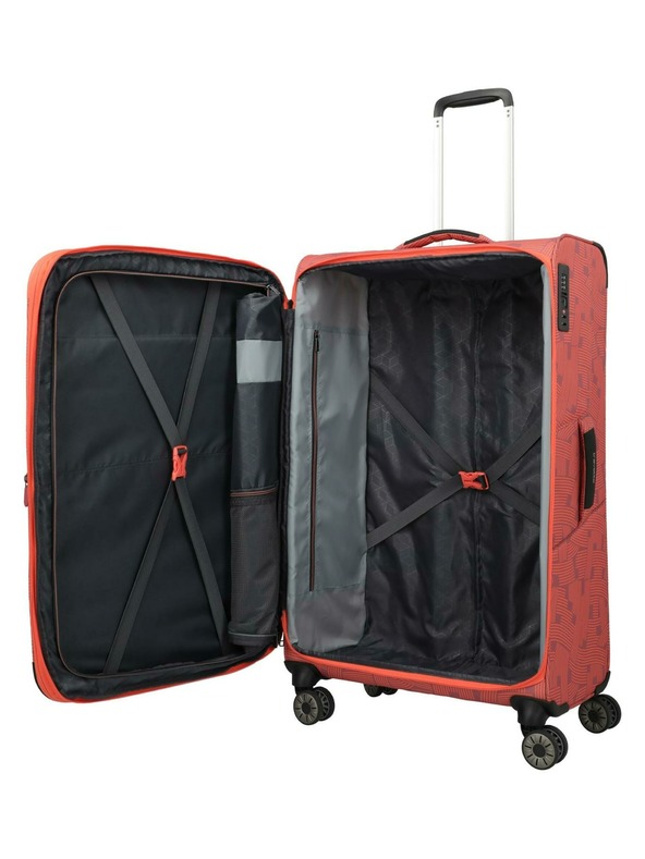 Travelite Cestovný kufor Travelite Skaii 4w L Print Peach