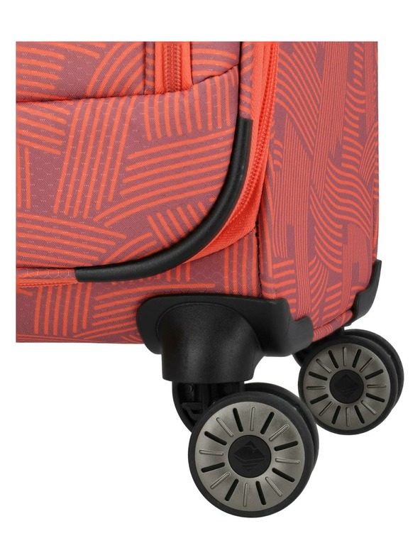 Travelite Cestovný kufor Travelite Skaii 4w L Print Peach