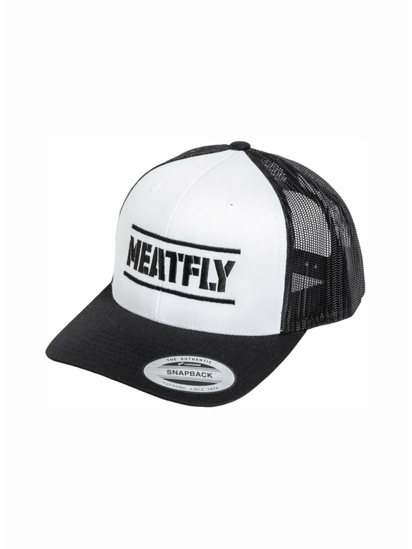 Meatfly Meatfly šiltovka Docker Trucker Black / White | Čierna | Veľkosť