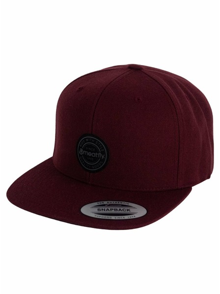 Meatfly Meatfly šiltovka Hornet Snapback Black Round/Maroon | Čierna | Veľkosť
