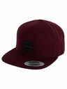 Meatfly Meatfly šiltovka Hornet Snapback Black Round/Maroon | Čierna | Veľkosť