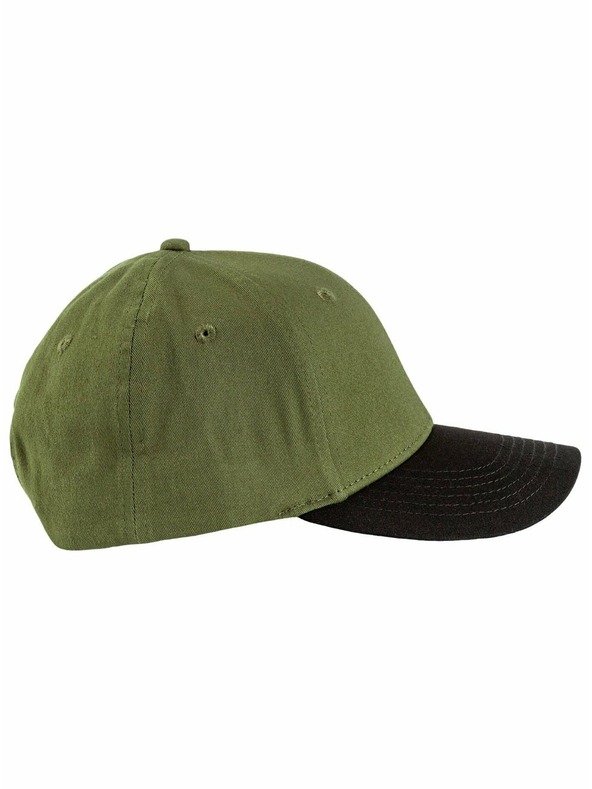 Meatfly Meatfly šiltovka Wayne Flexfit Brand Olive / Black | Čierna | Veľkosť