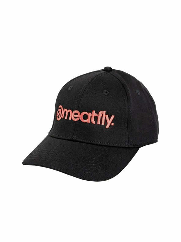 Meatfly Meatfly šiltovka Brand Flexfit Red / Black | Červená | Veľkosť